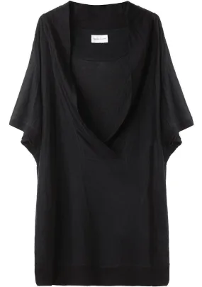 Low V-Neck Tunic