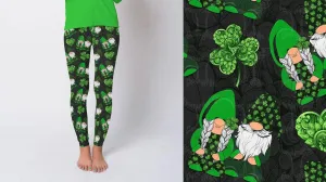 Lucky gnome couple leggings