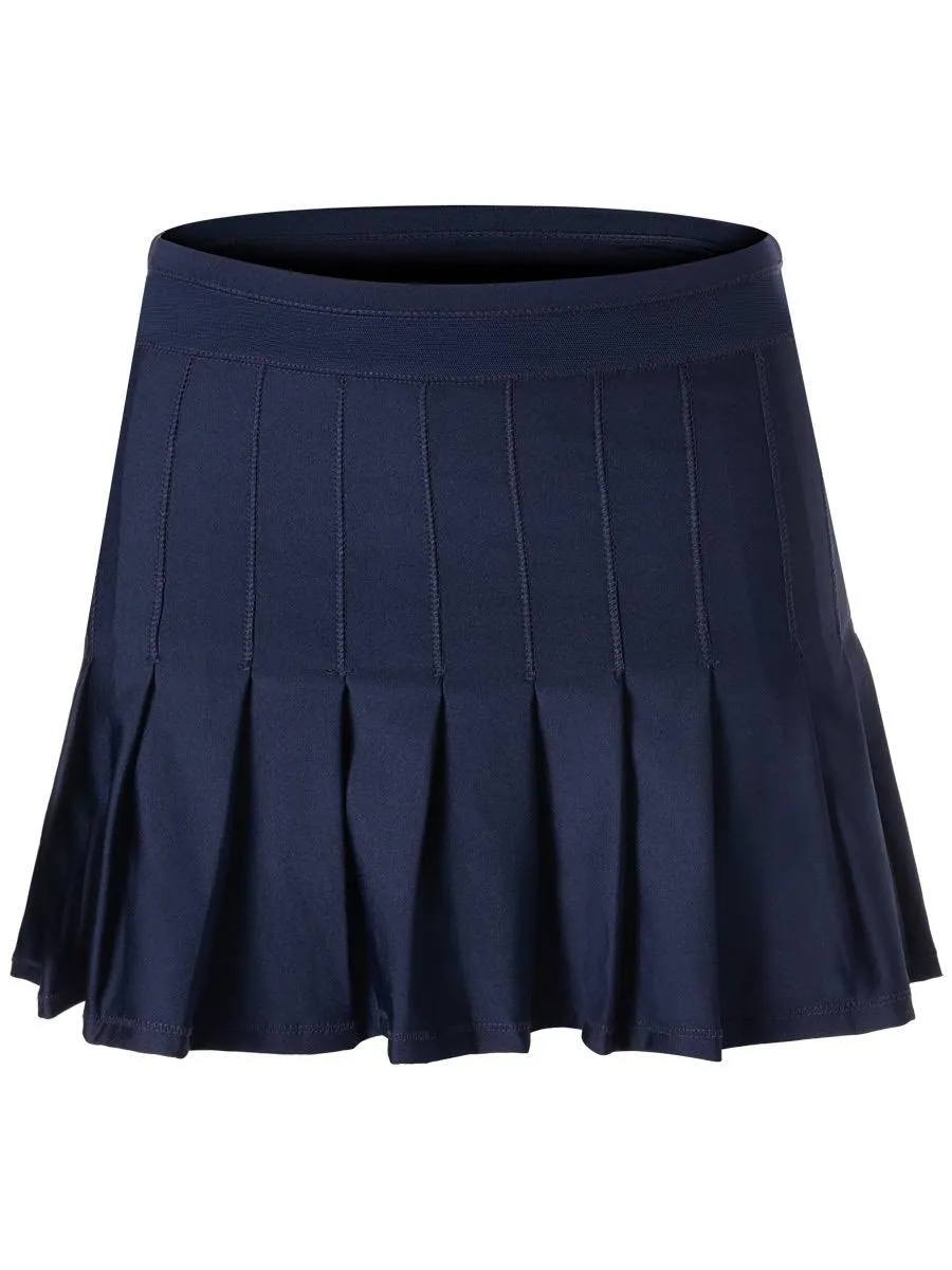 Lucky in Love Ultraviolet Long Retro Pleated Skirt