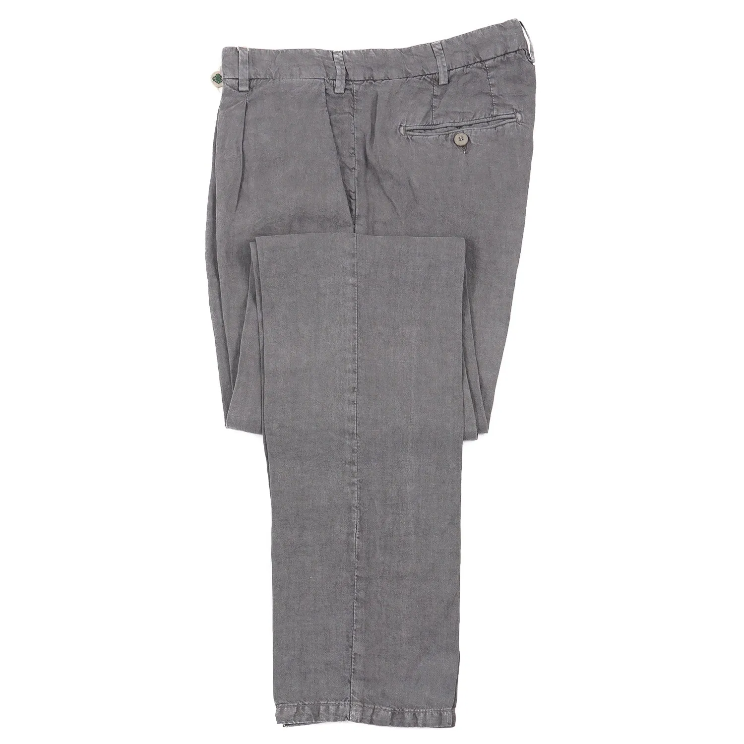 Luigi Borrelli Garment-Washed Linen Pants