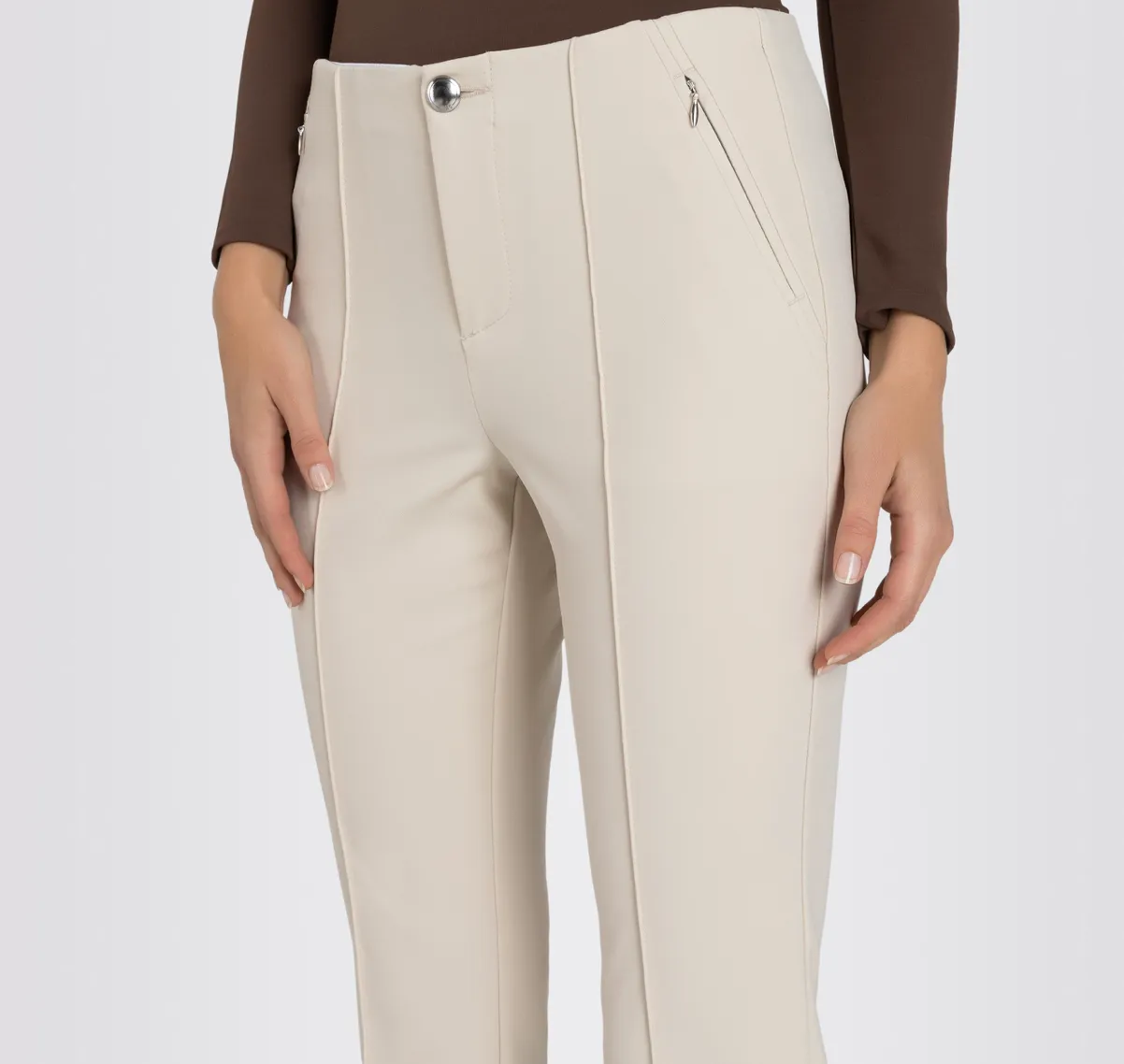 Mac Women's Anna Pants - Ivory