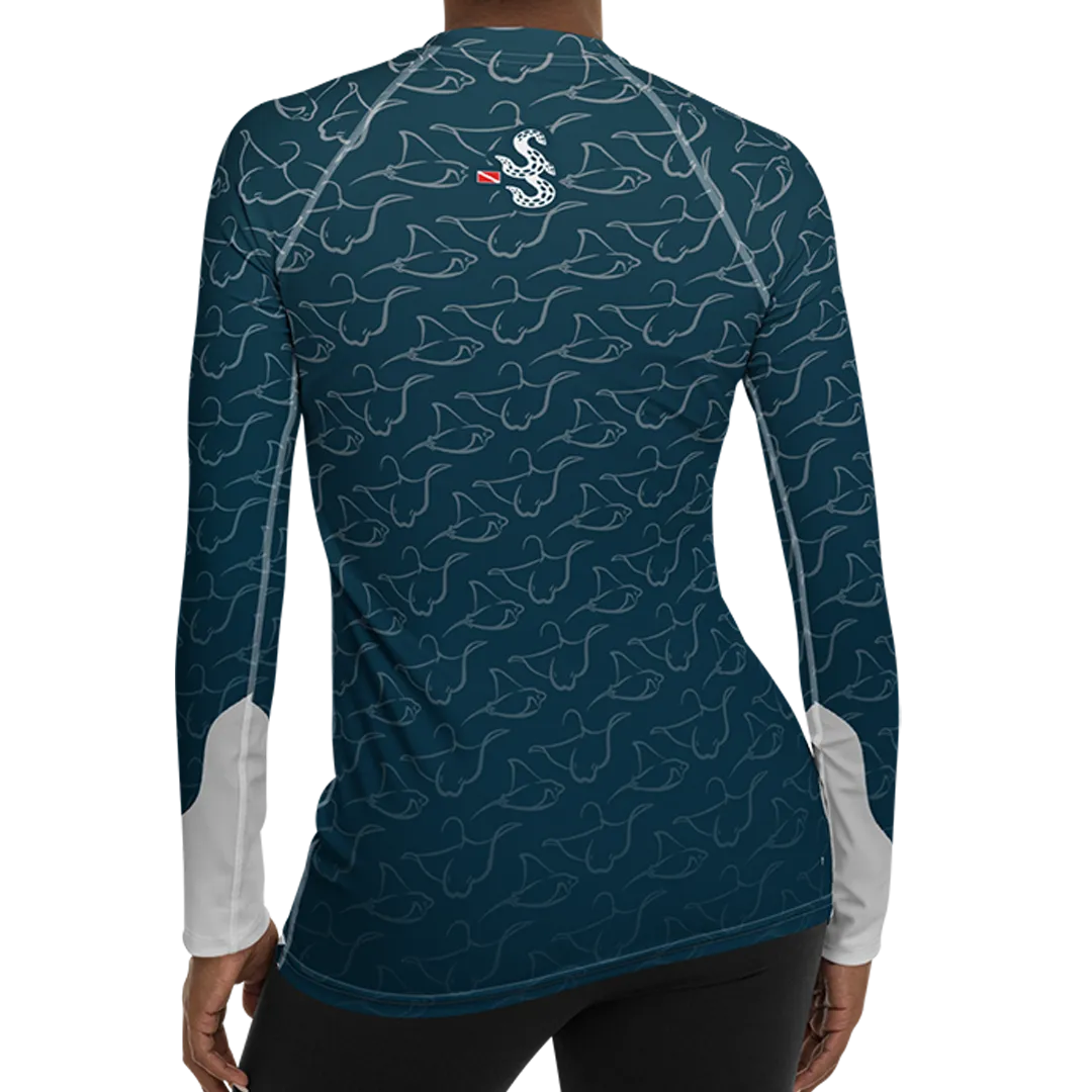 Magnificent Mantas Women's Rash Guard