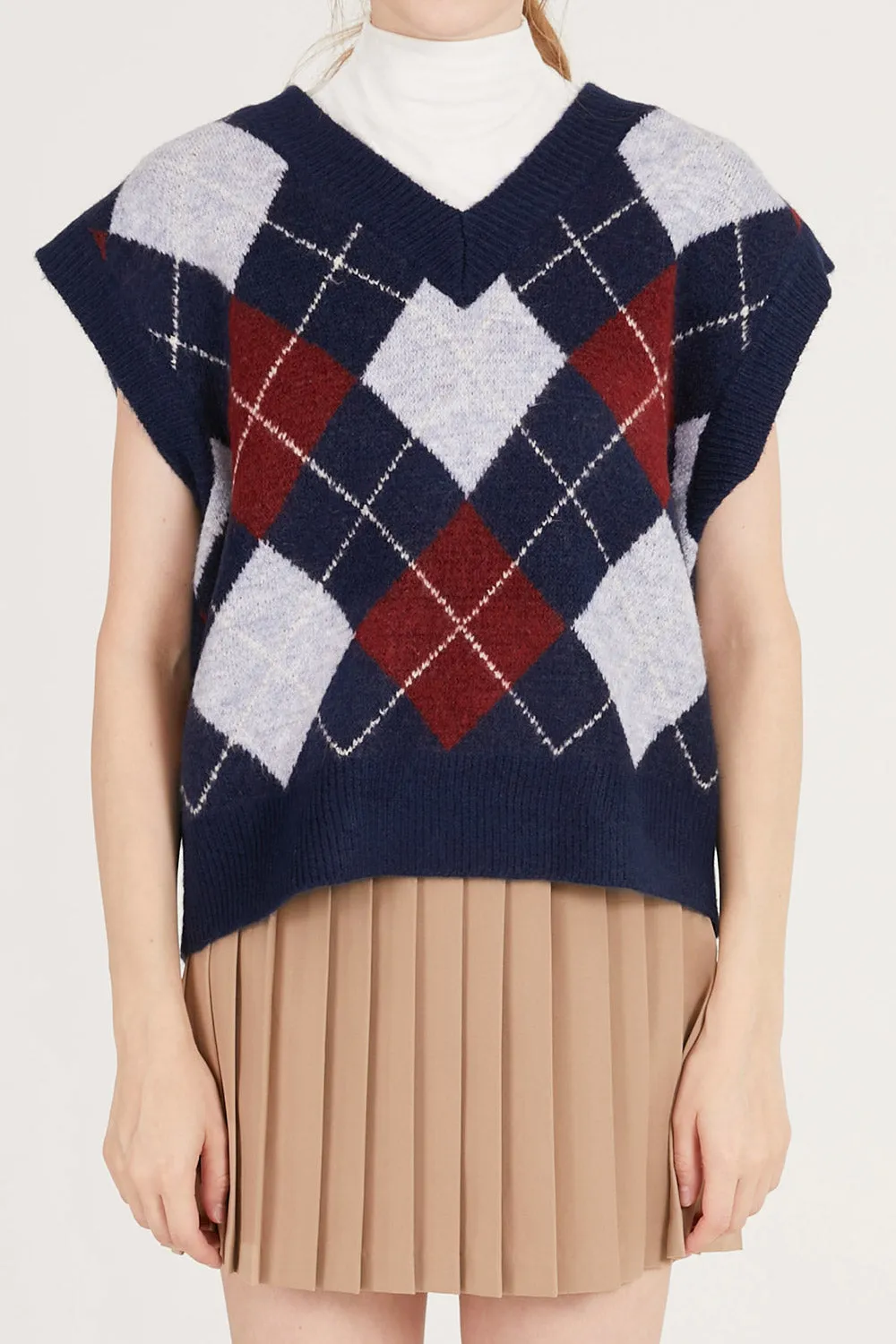 Mandy Argyle Sweater Vest