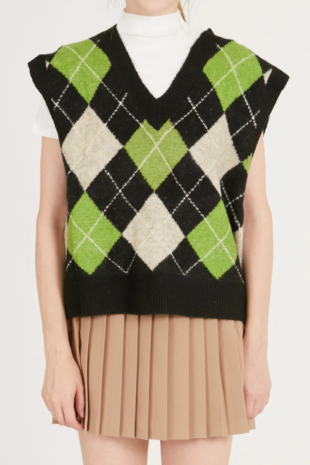 Mandy Argyle Sweater Vest