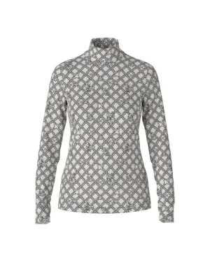 Marc Cain MC Print Funnel Neck Pullover