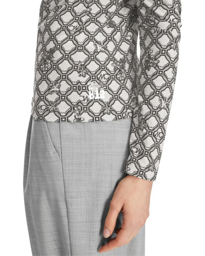 Marc Cain MC Print Funnel Neck Pullover