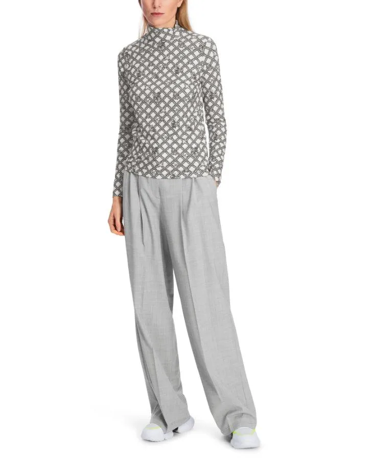 Marc Cain MC Print Funnel Neck Pullover