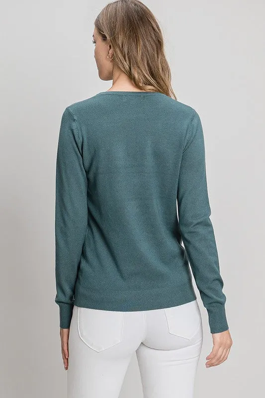 Martino (Spruce) Knit Sweater