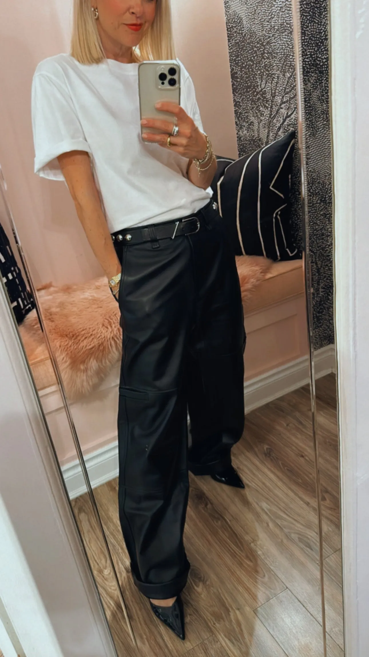 'Mason' Pant in Leather