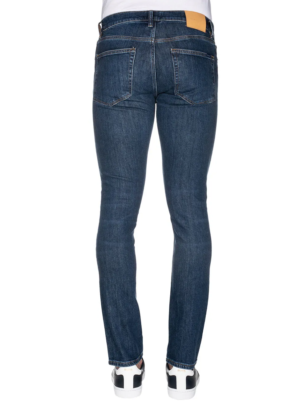 Maxen Extra Slim Fit Jeans Dark Blue Worn In