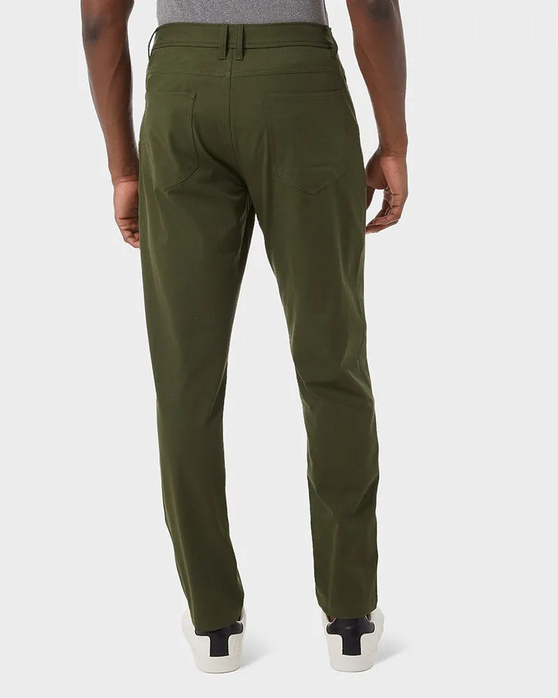 MEN'S 5-POCKET STRETCH WOVEN PANT