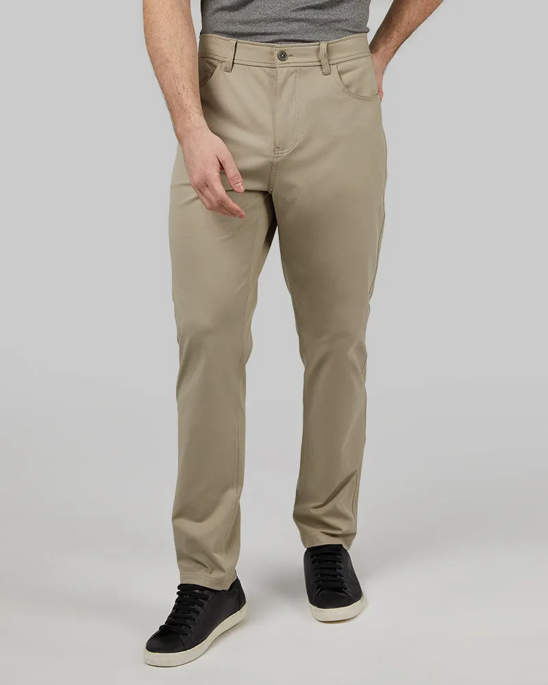 MEN'S 5-POCKET STRETCH WOVEN PANT