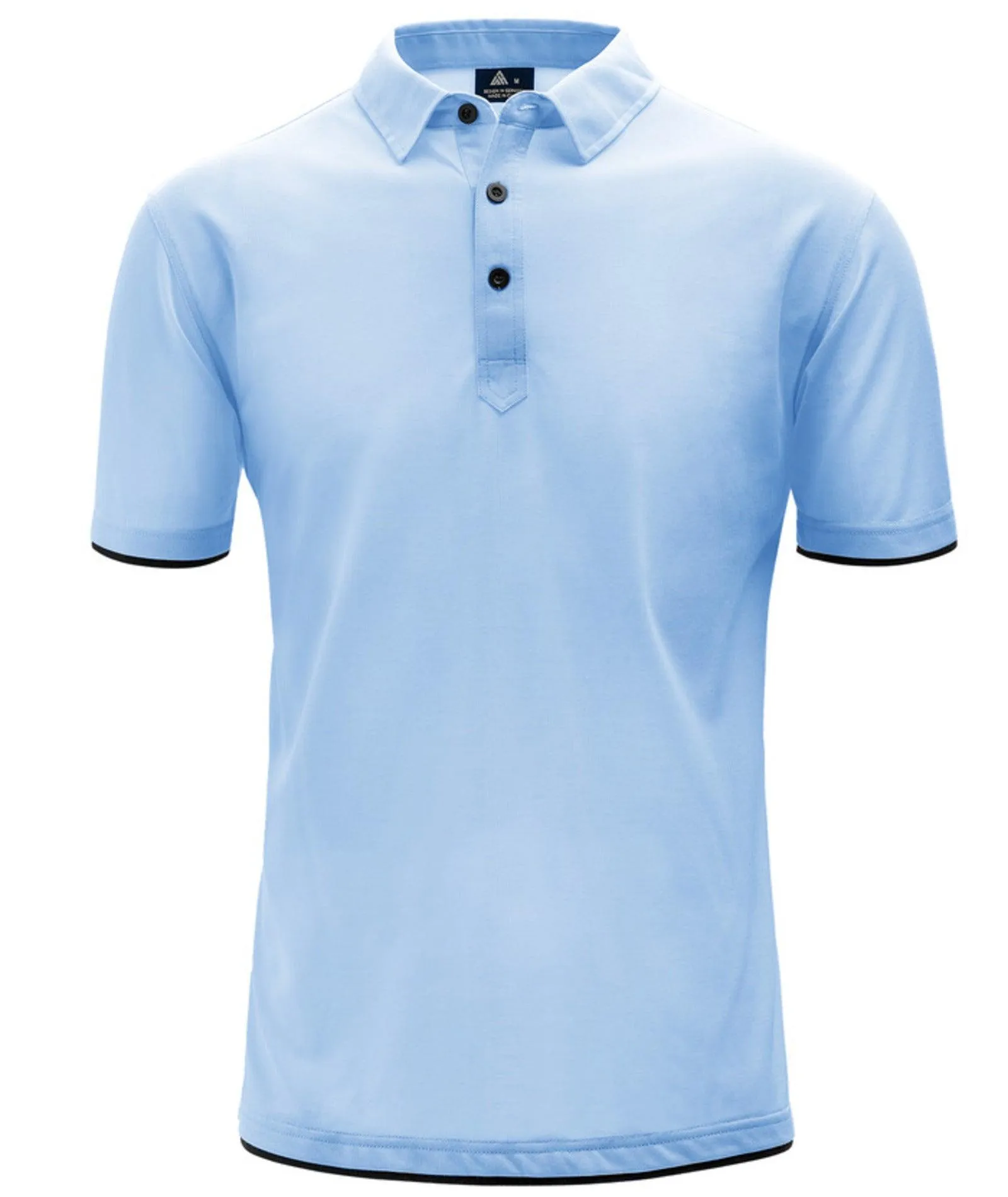 Men's Button Up Slim Fit Golf Polo Shirt-ZPK000910