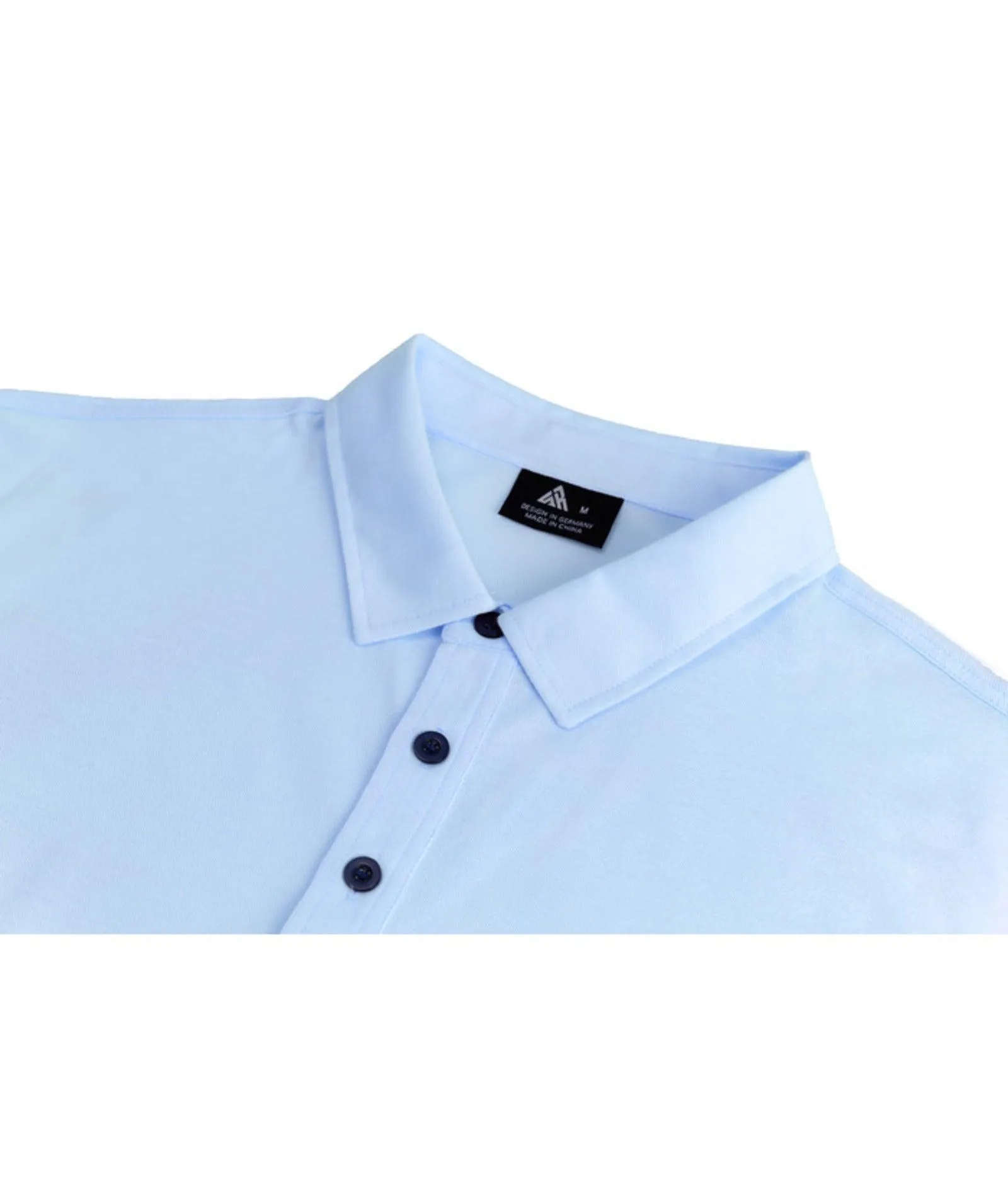 Men's Button Up Slim Fit Golf Polo Shirt-ZPK000910