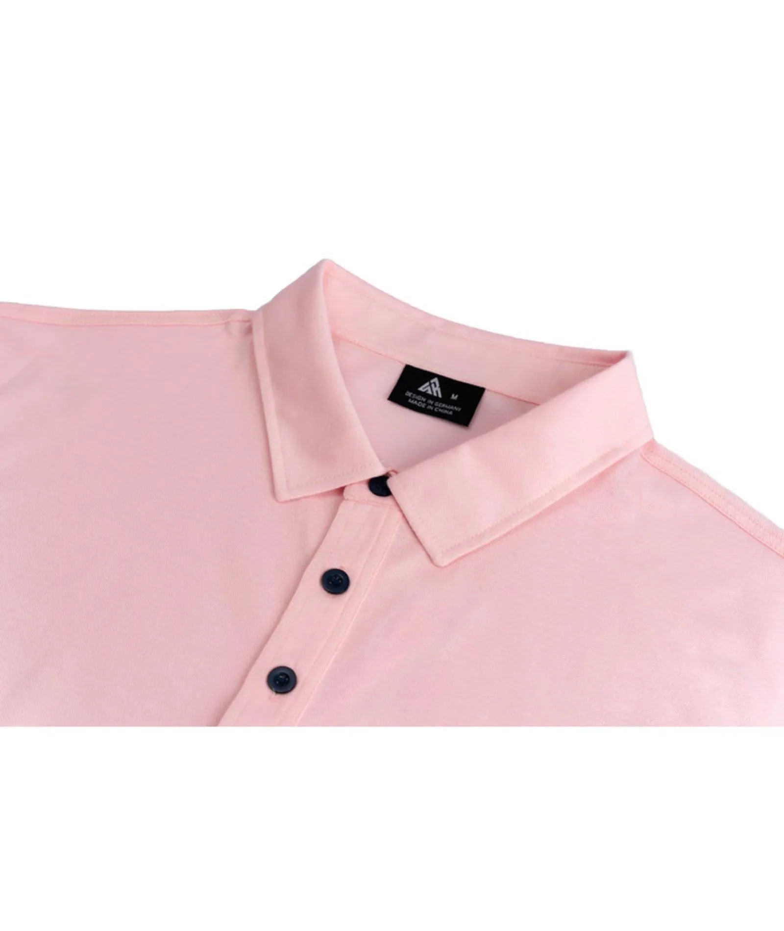 Men's Button Up Slim Fit Golf Polo Shirt-ZPK000910