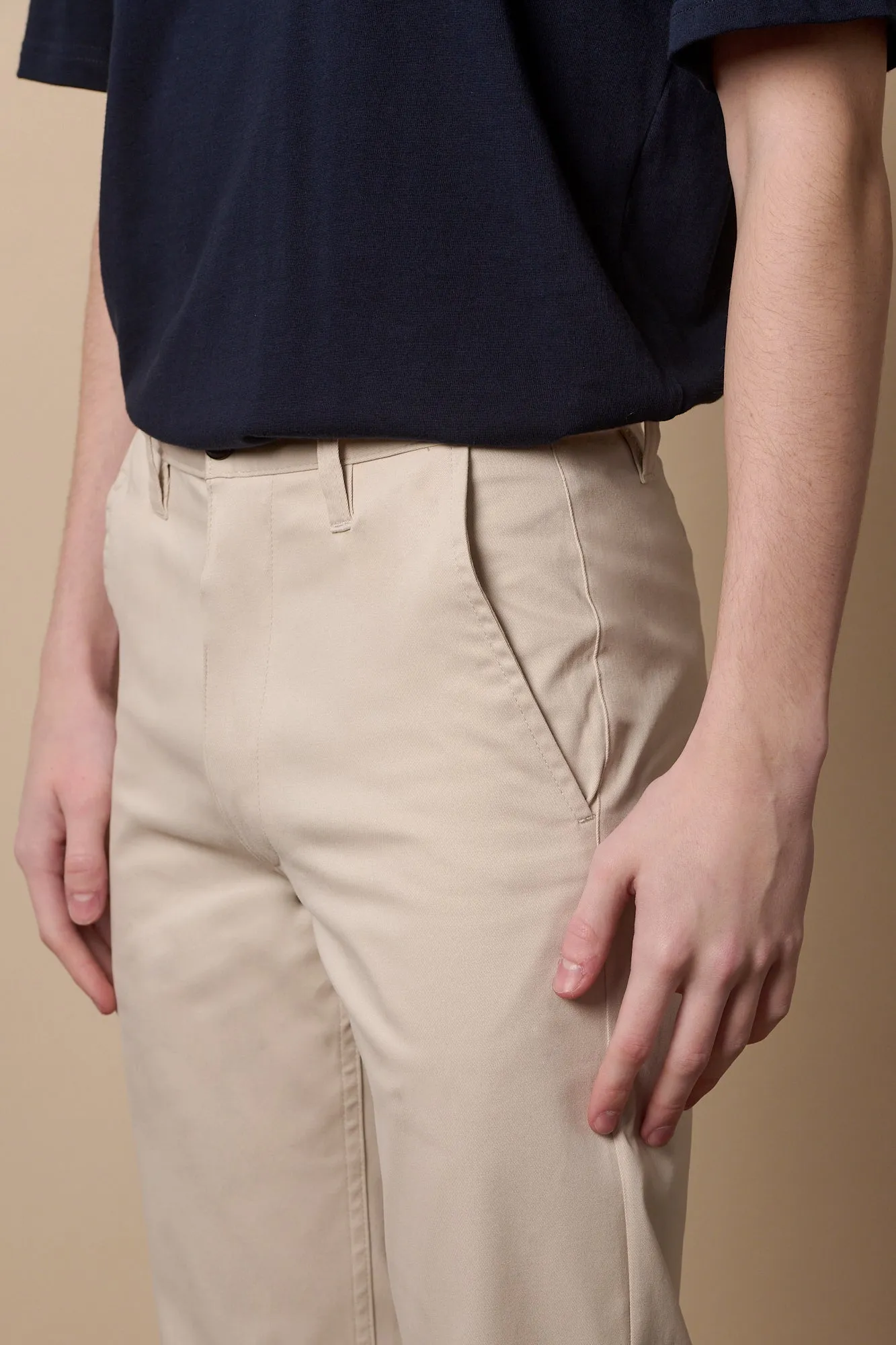 Men's Slim Stretch Chino - Light Stone