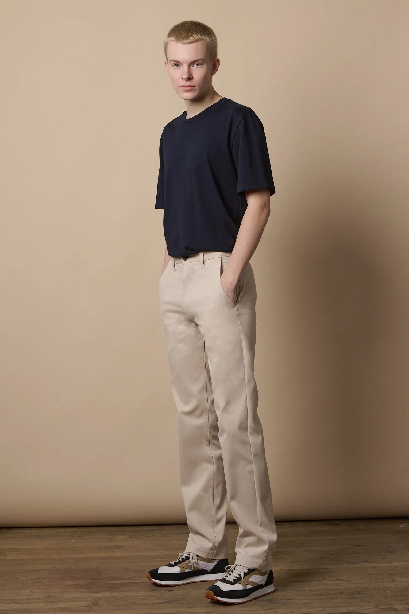 Men's Slim Stretch Chino - Light Stone