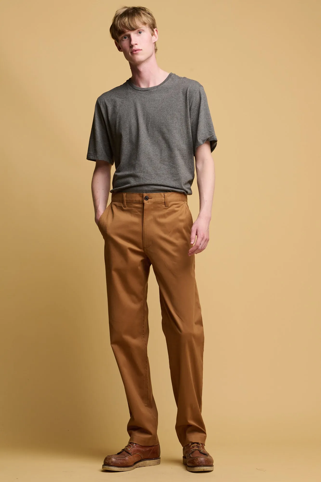 Men's Slim Stretch Chino - Tobacco