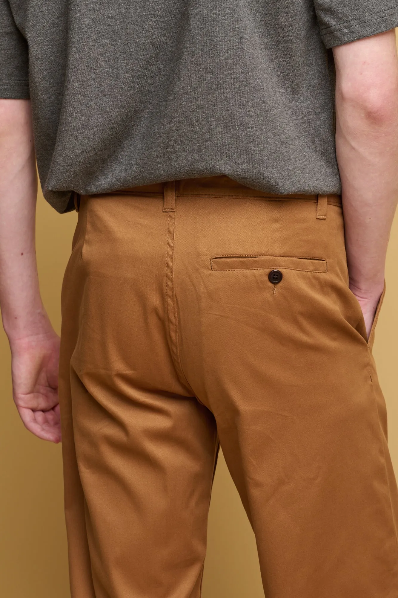 Men's Slim Stretch Chino - Tobacco