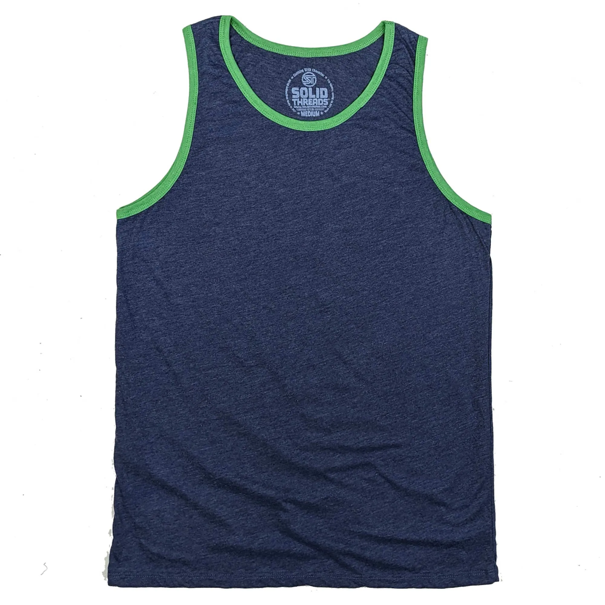 Men's Solid Threads Tank Top