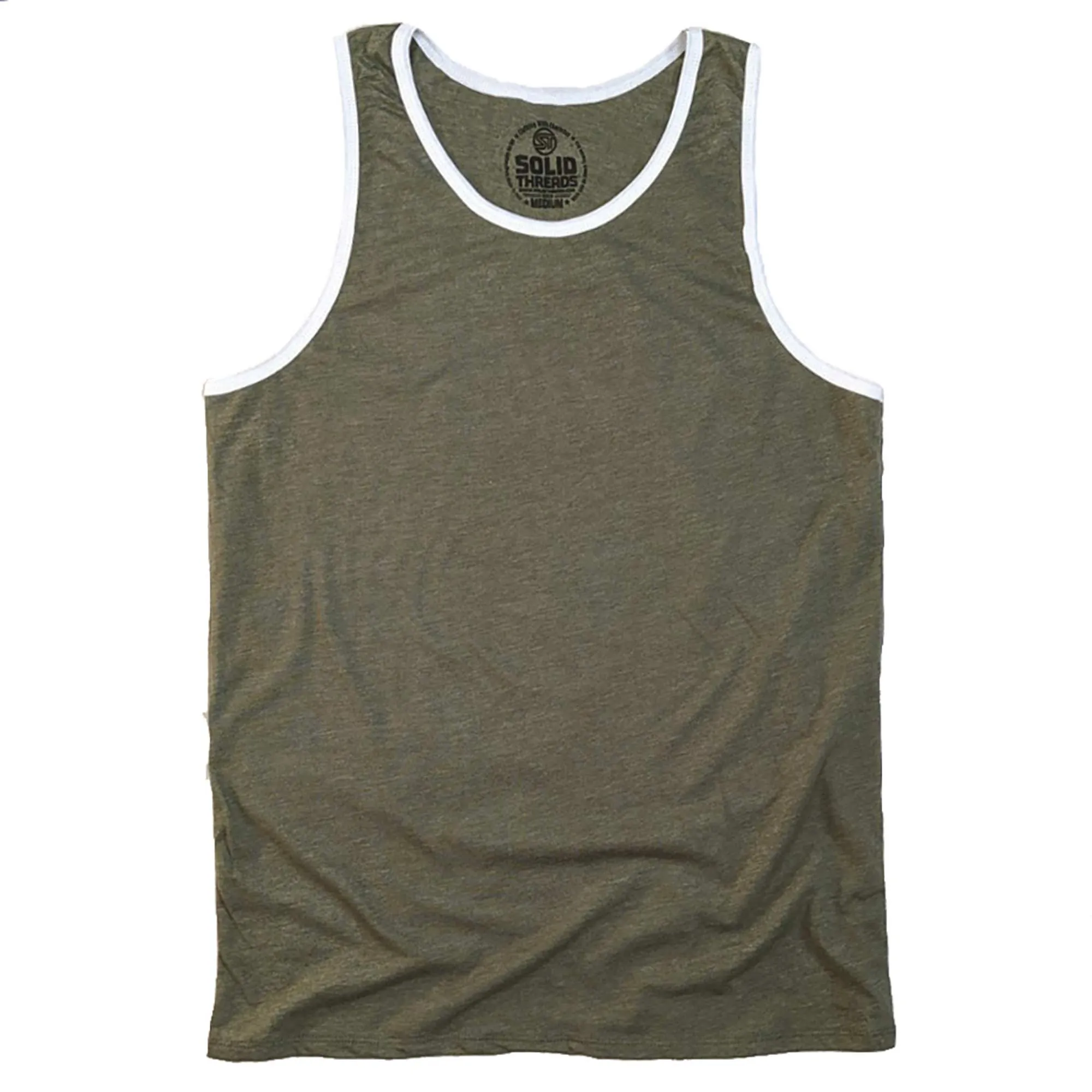 Men's Solid Threads Tank Top