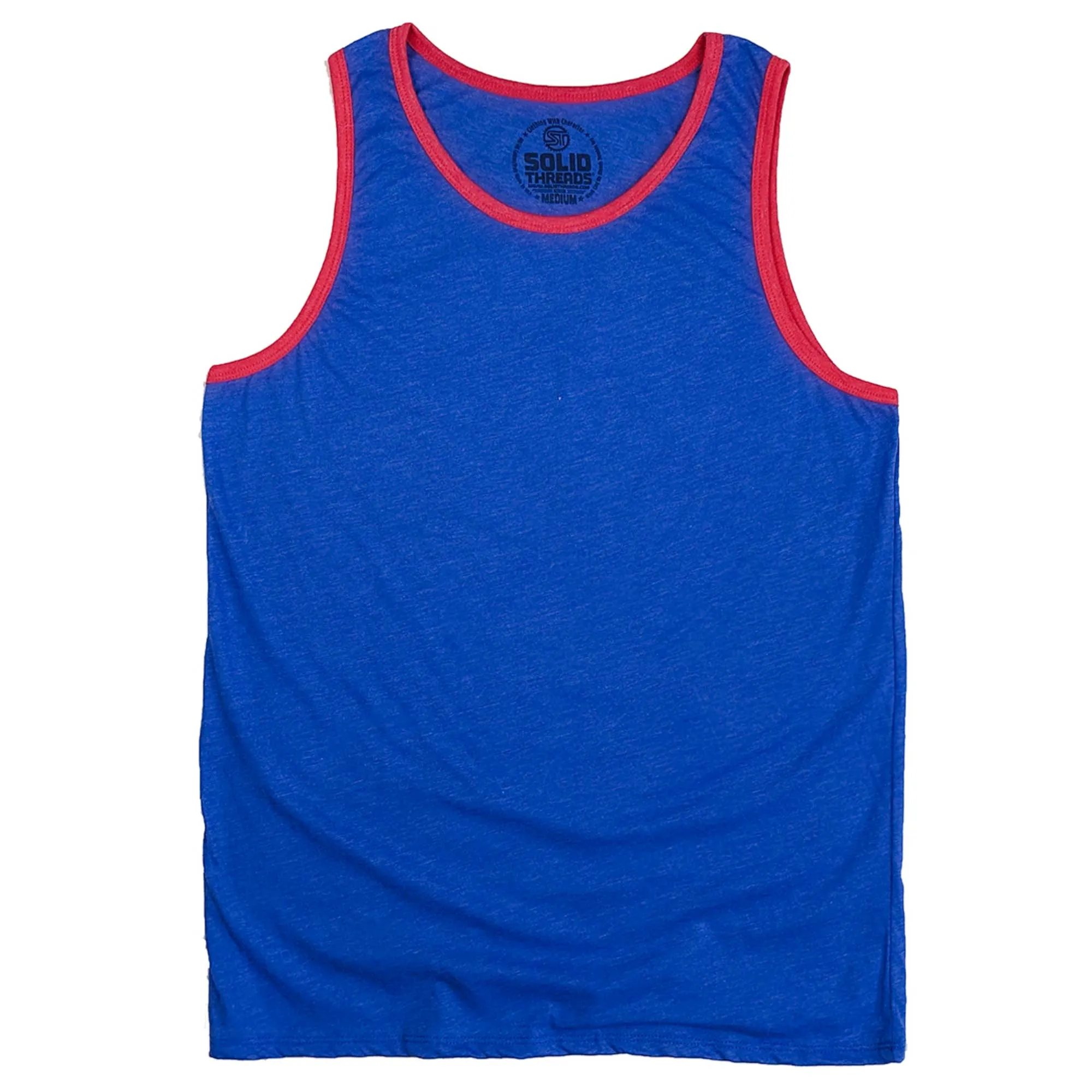 Men's Solid Threads Tank Top