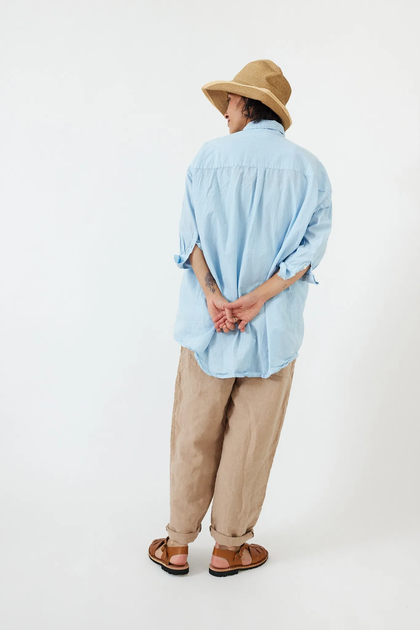 Metta - Indra Boxy Shirt - Fine Cotton Poplin