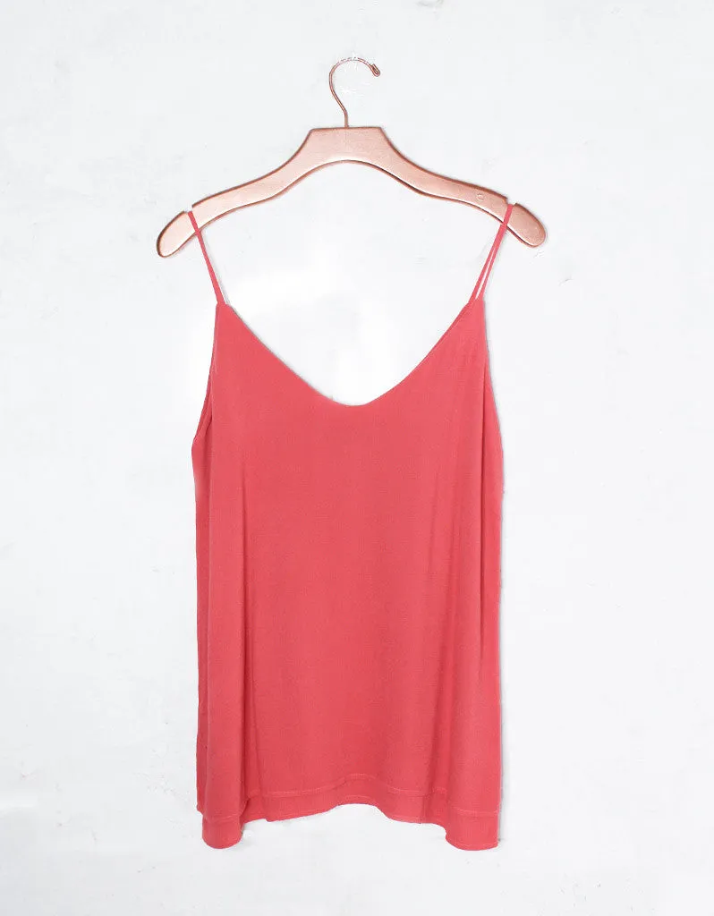 Michael Lauren Clayton Spaghetti Tank w/Lining in Primrose