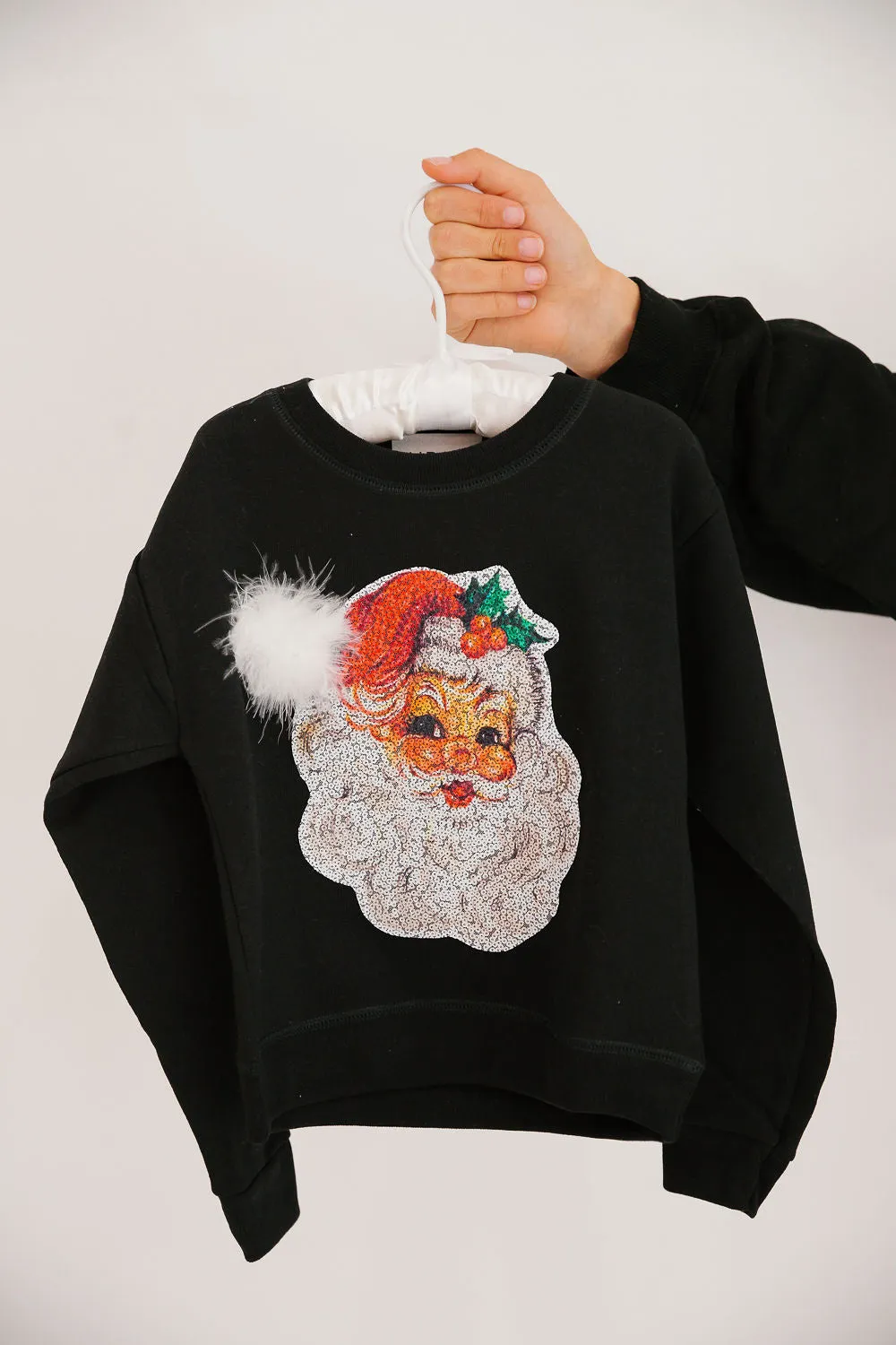 MINI KIDS JOLLY SANTA BLACK PULLOVER