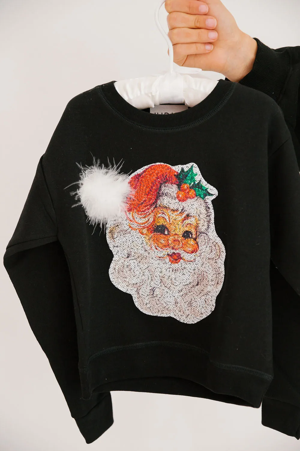 MINI KIDS JOLLY SANTA BLACK PULLOVER