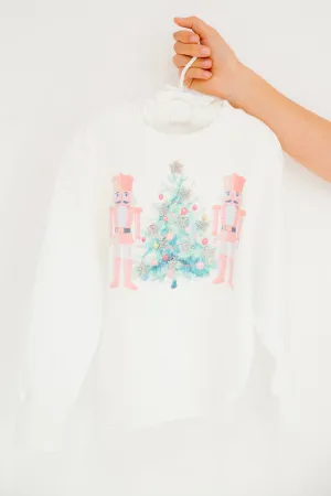 MINI KIDS NUTCRACKER TREE PULLOVER