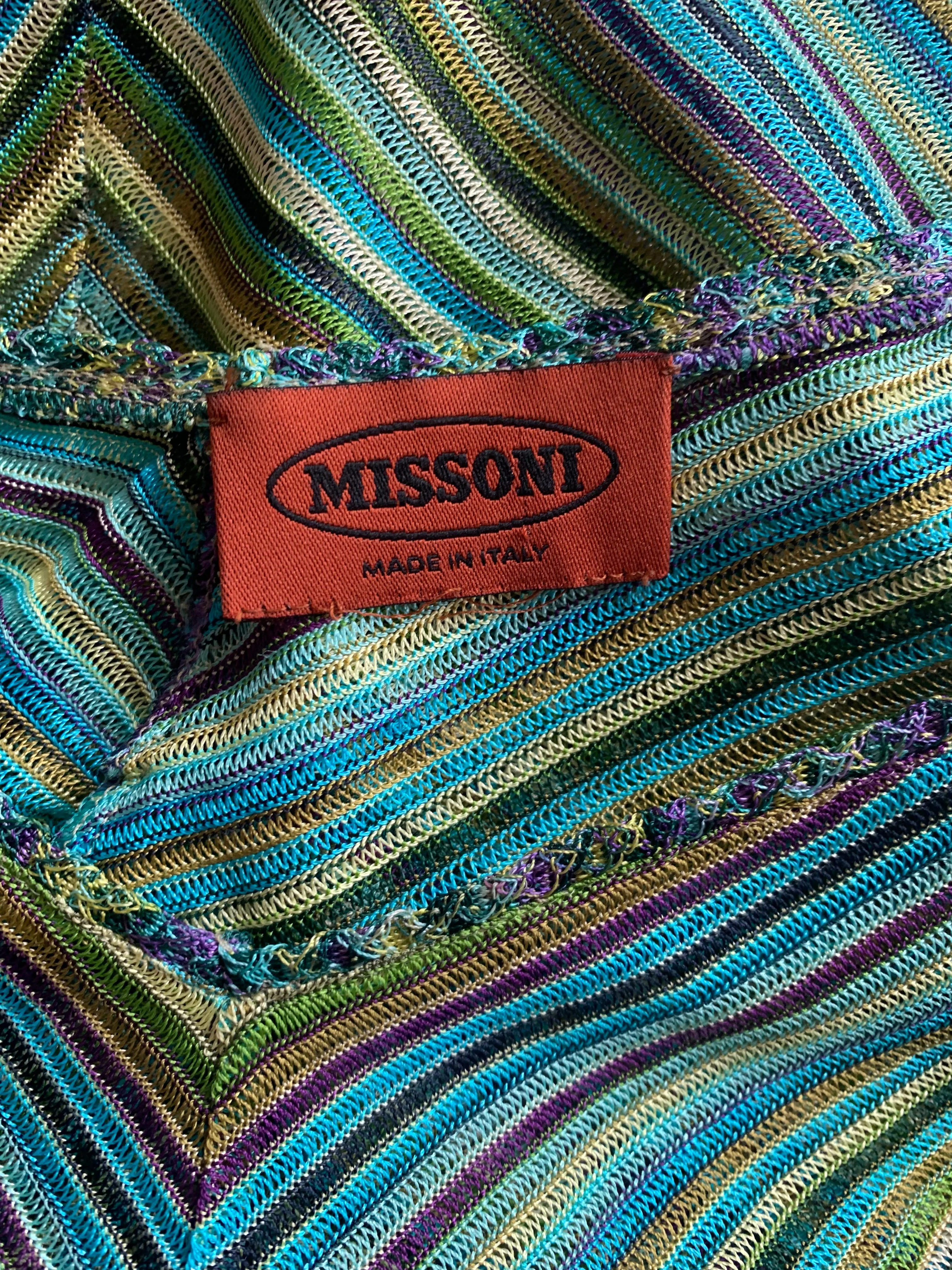 Missoni Green Knitted Vest