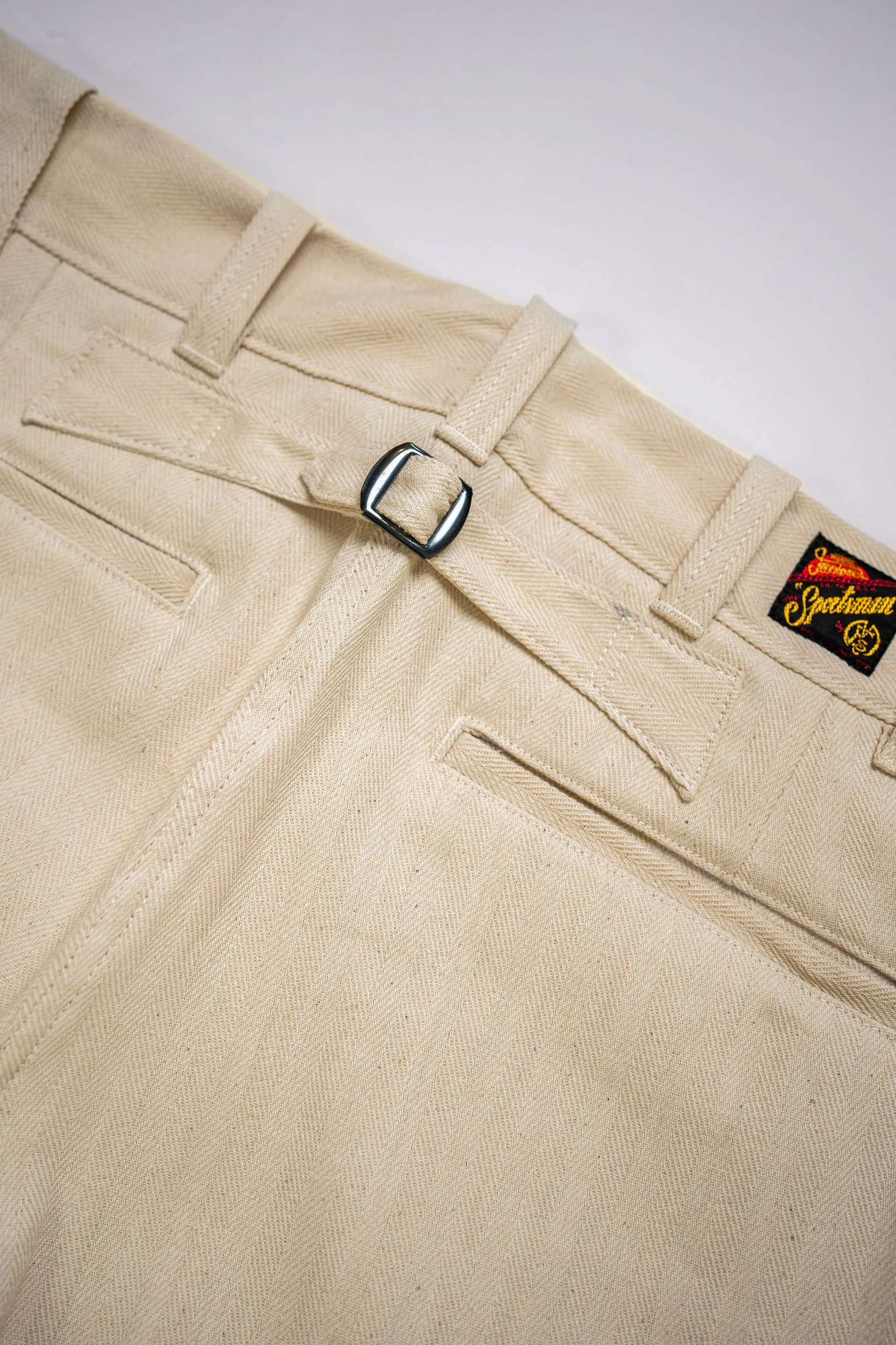 Mister Freedom Sportman Chinos - Ivory HBT