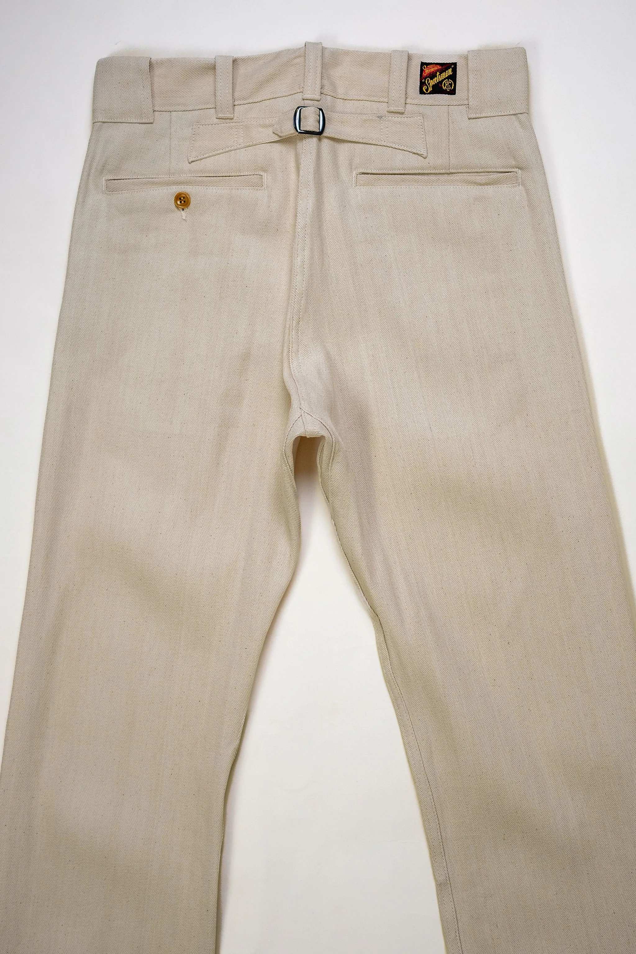 Mister Freedom Sportman Chinos - Ivory HBT