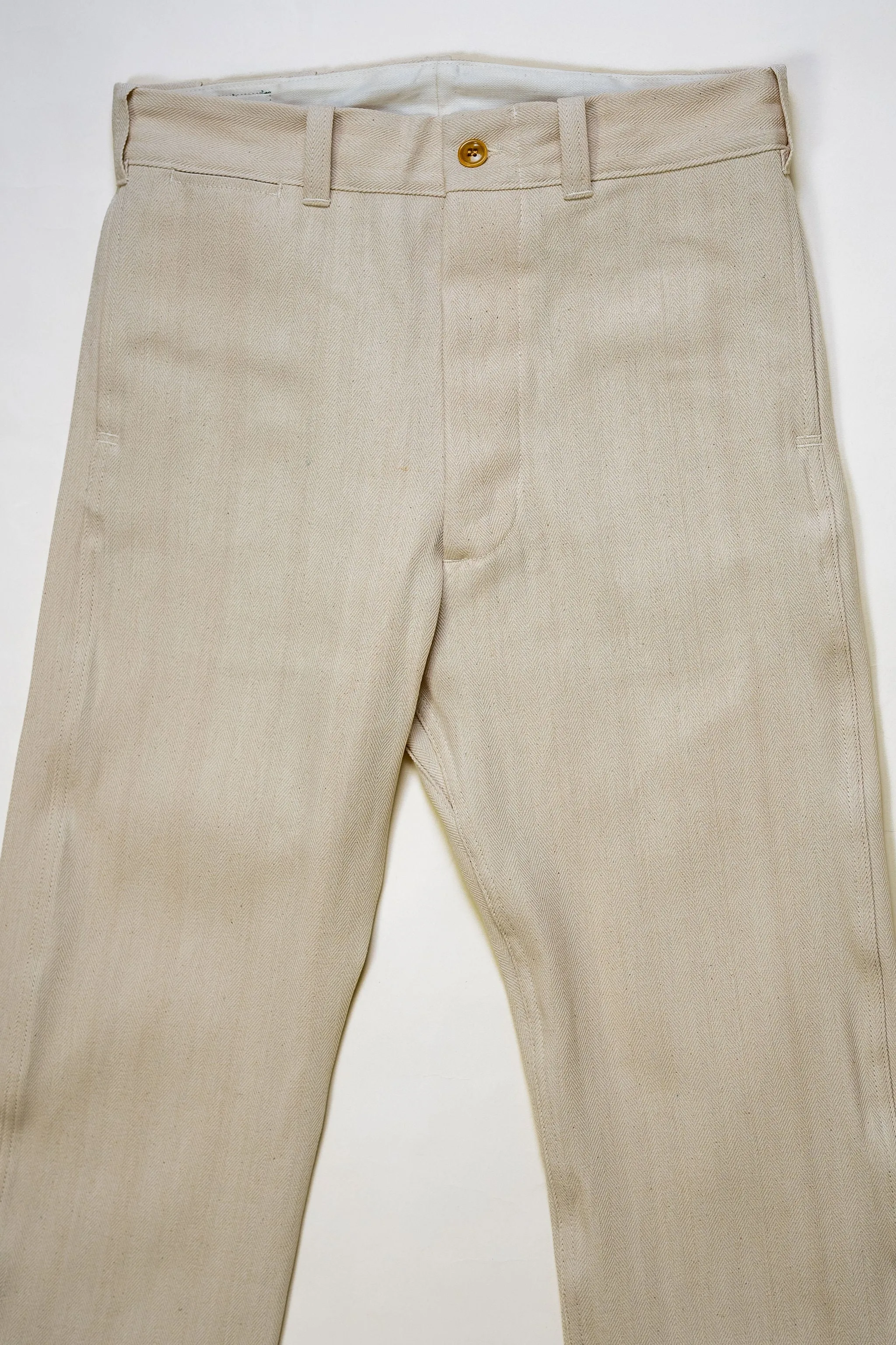 Mister Freedom Sportman Chinos - Ivory HBT