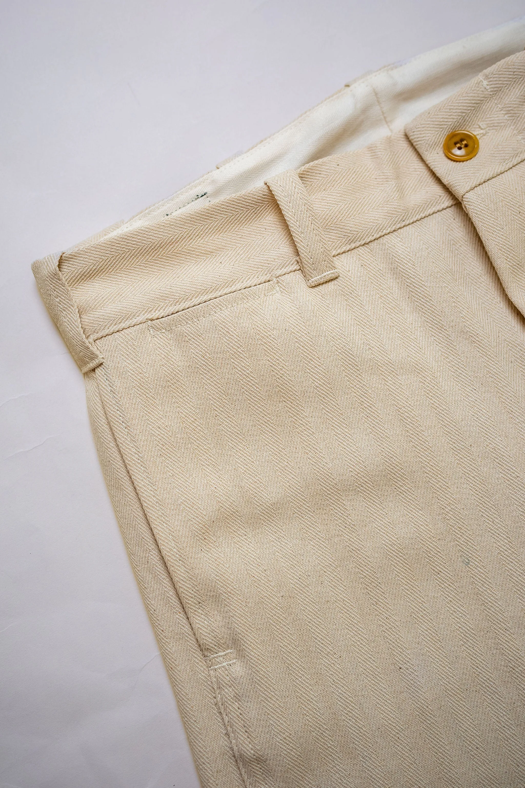 Mister Freedom Sportman Chinos - Ivory HBT