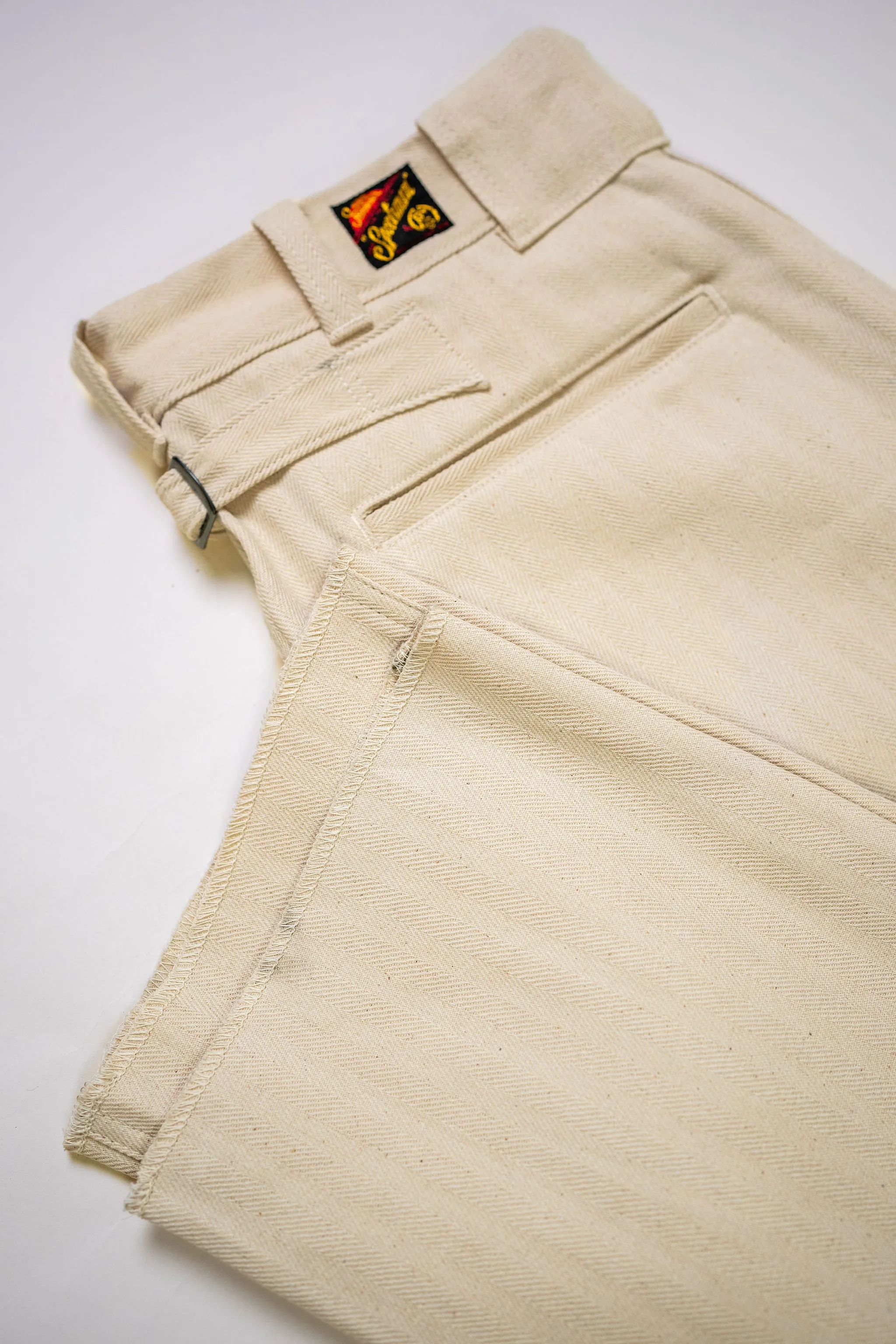 Mister Freedom Sportman Chinos - Ivory HBT