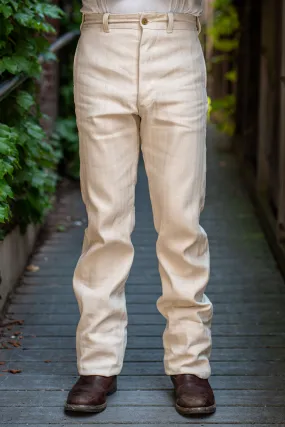 Mister Freedom Sportman Chinos - Ivory HBT