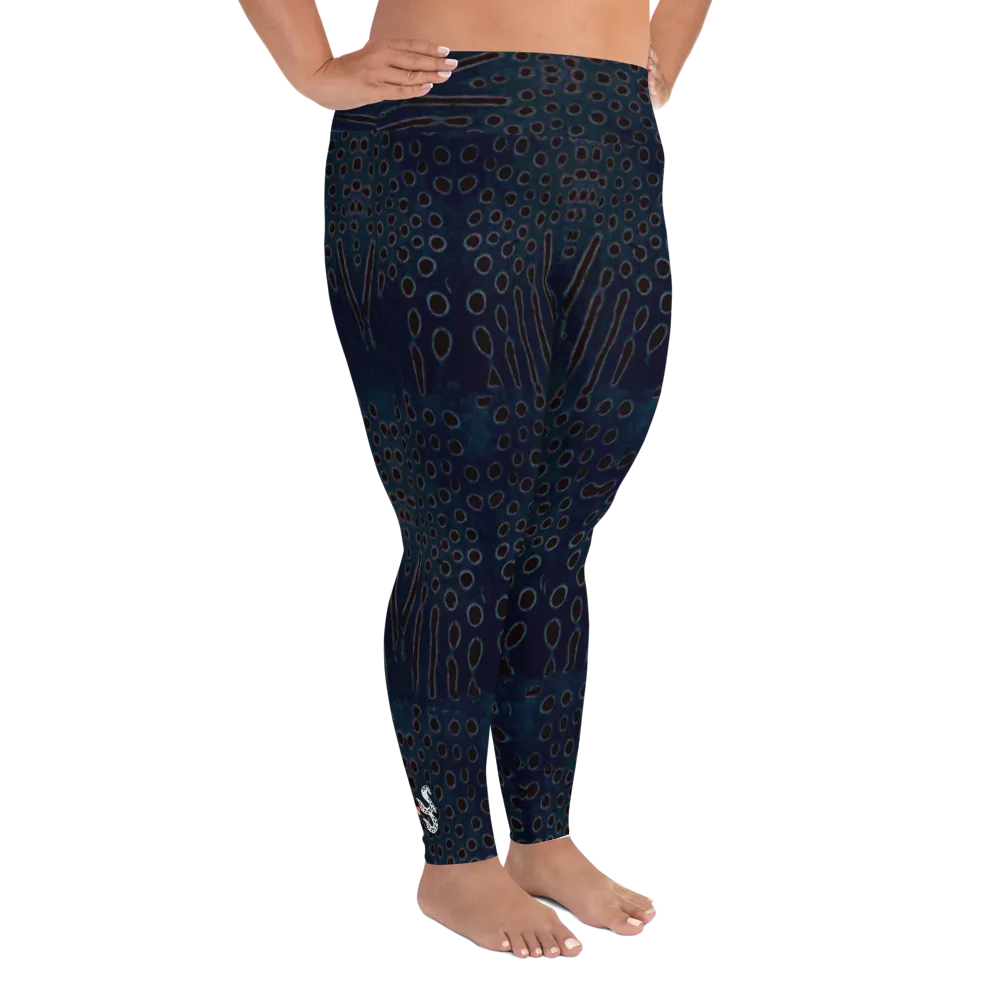 Moonrise Puffer Plus Size Leggings (Warehouse)