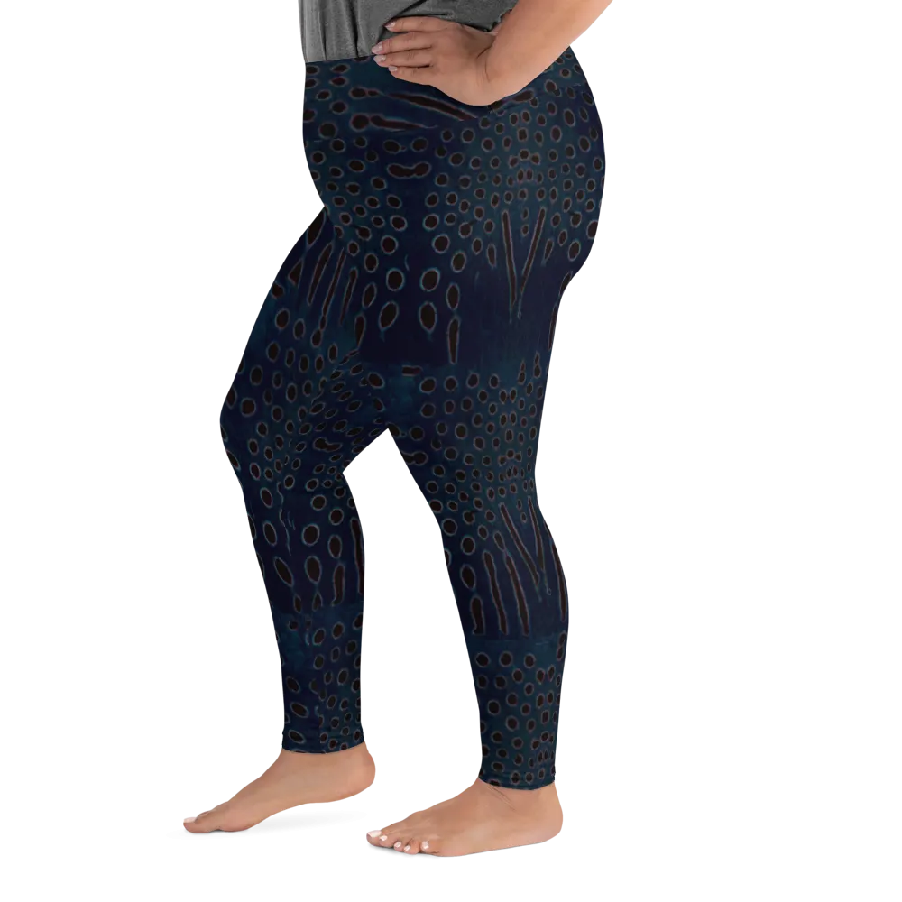 Moonrise Puffer Plus Size Leggings (Warehouse)