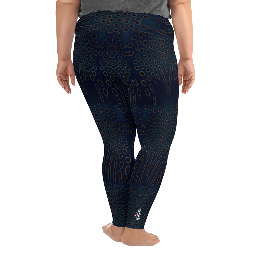 Moonrise Puffer Plus Size Leggings (Warehouse)