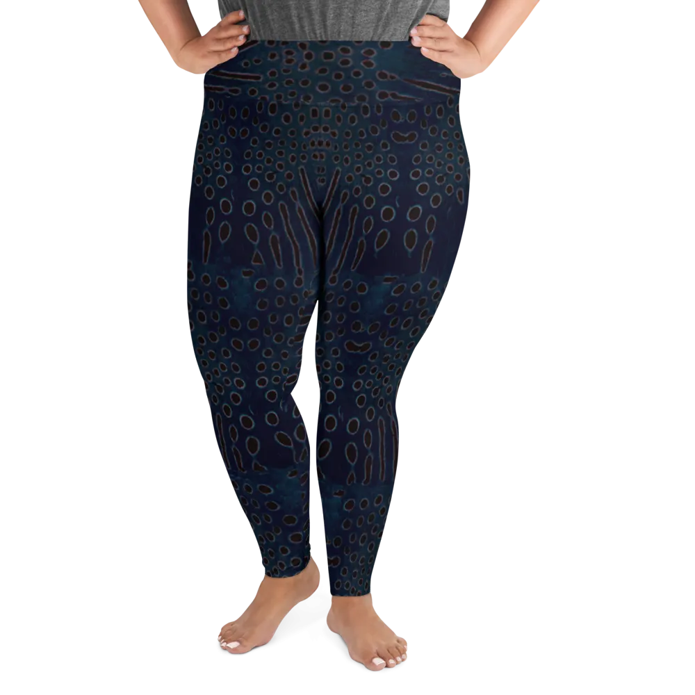 Moonrise Puffer Plus Size Leggings (Warehouse)