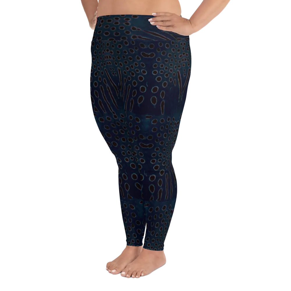 Moonrise Puffer Plus Size Leggings (Warehouse)