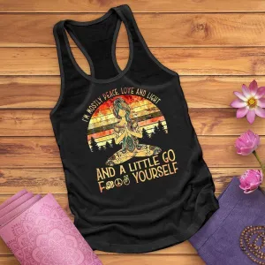 Mostly Peace Racerback Tank Top