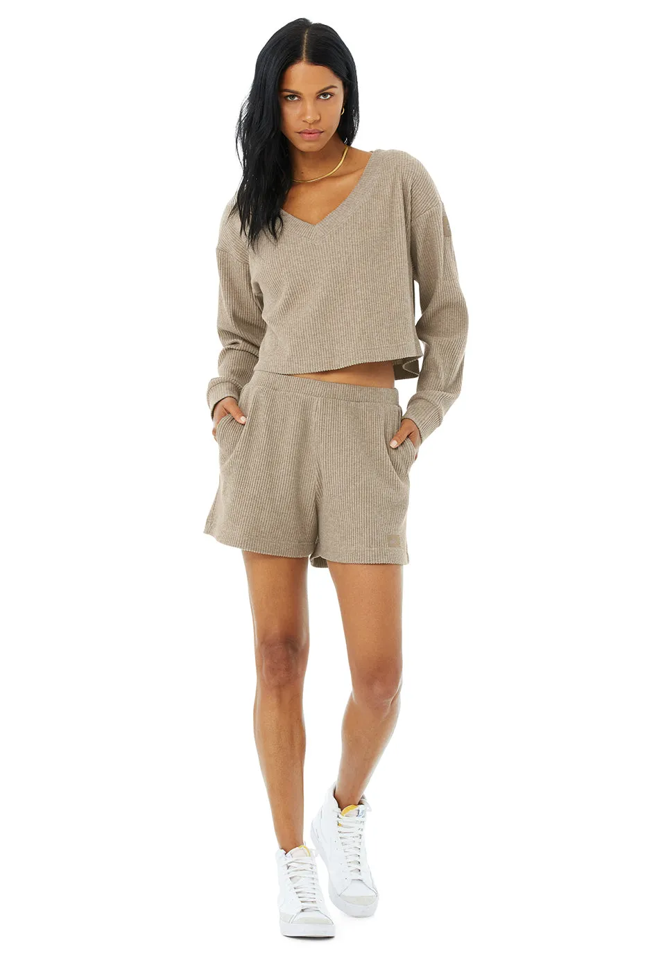 Muse V-Neck Pullover & Muse Short Set