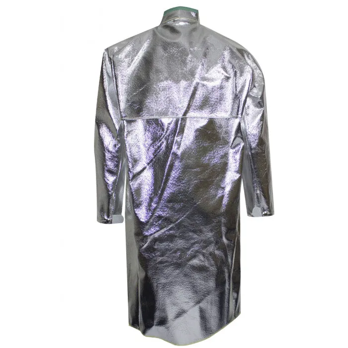 National Safety Apparel Enespro C22QQ 50" Carbon Armours Silvers QQ Aluminized Coat