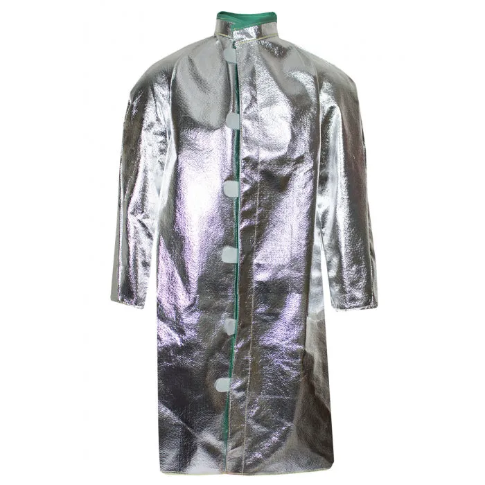 National Safety Apparel Enespro C22QQ 50" Carbon Armours Silvers QQ Aluminized Coat