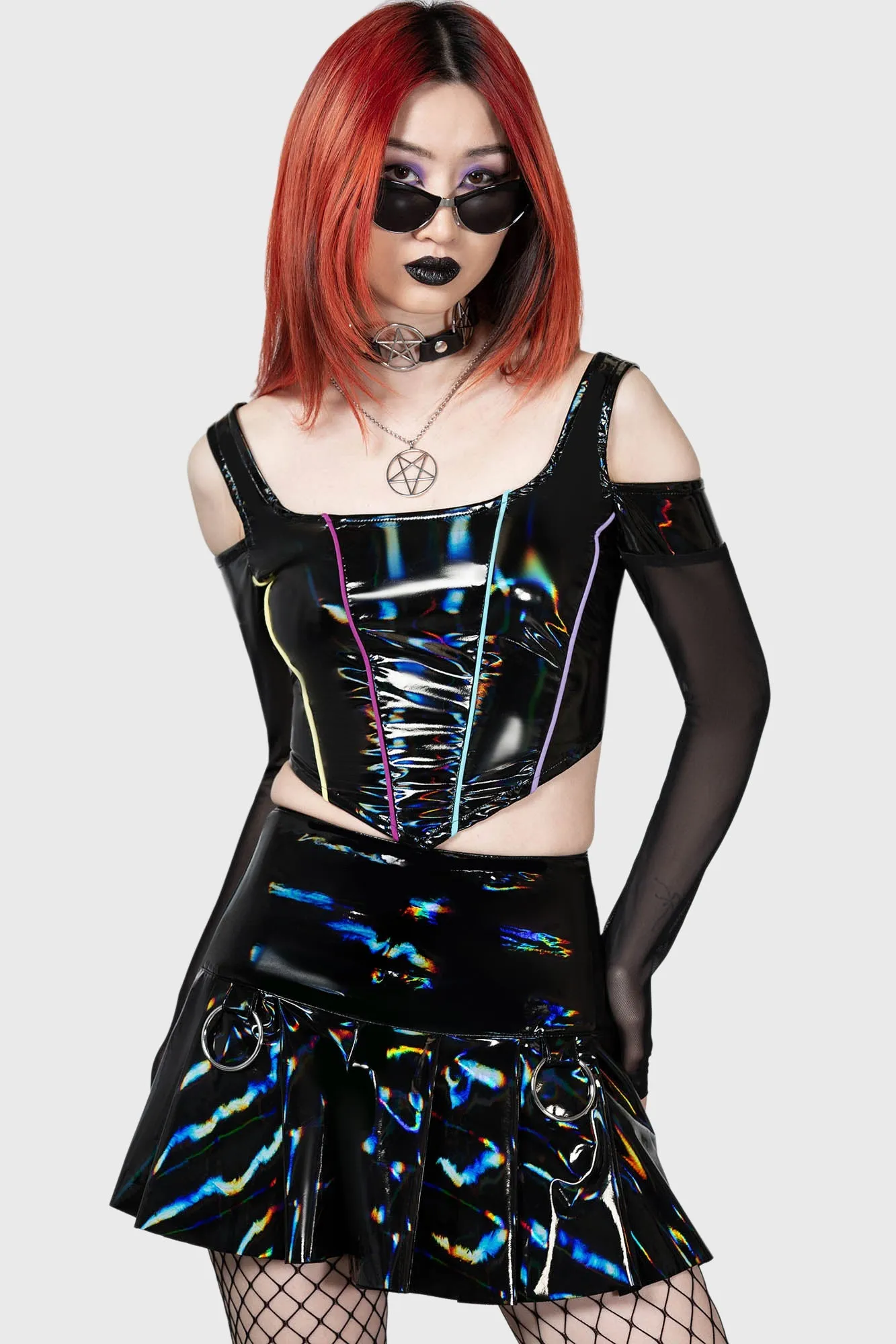 Neon's Ink Stain Skirt - Resurrect