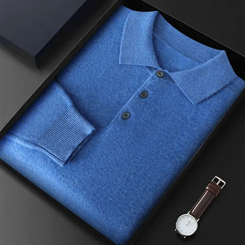 Noble Wear Wellington Wool Polo Sweater