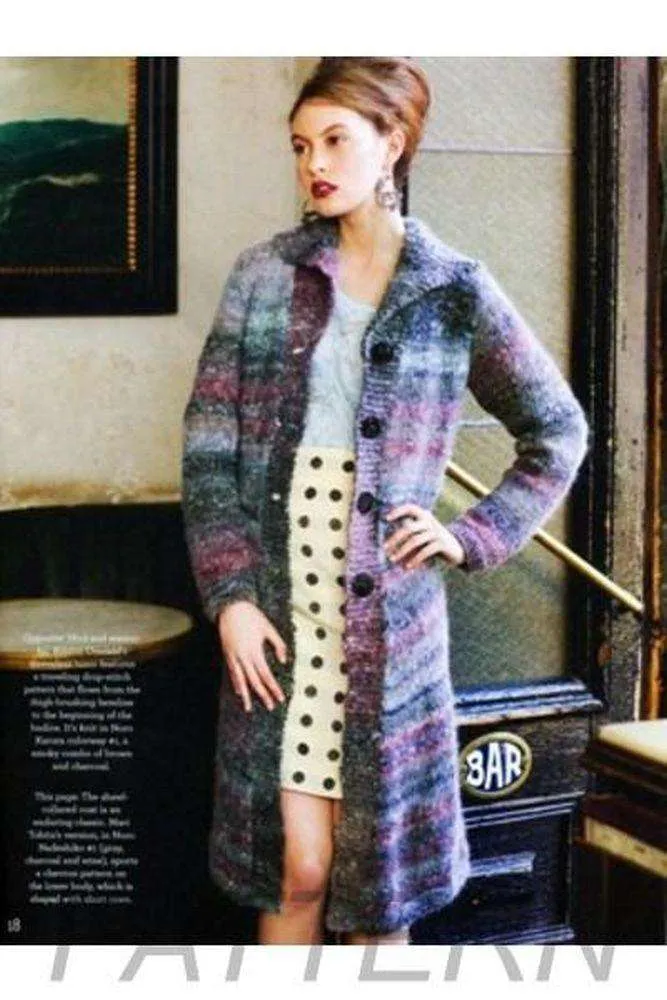 Noro 18 Collared Coat PATTERN ONLY